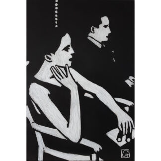 Bois sculpté- Les jumelles