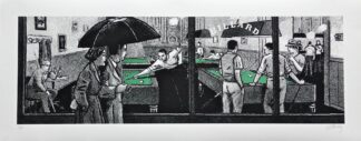 Estampe "Billard"