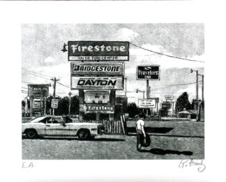 Estampe "Firestone - Route 66"